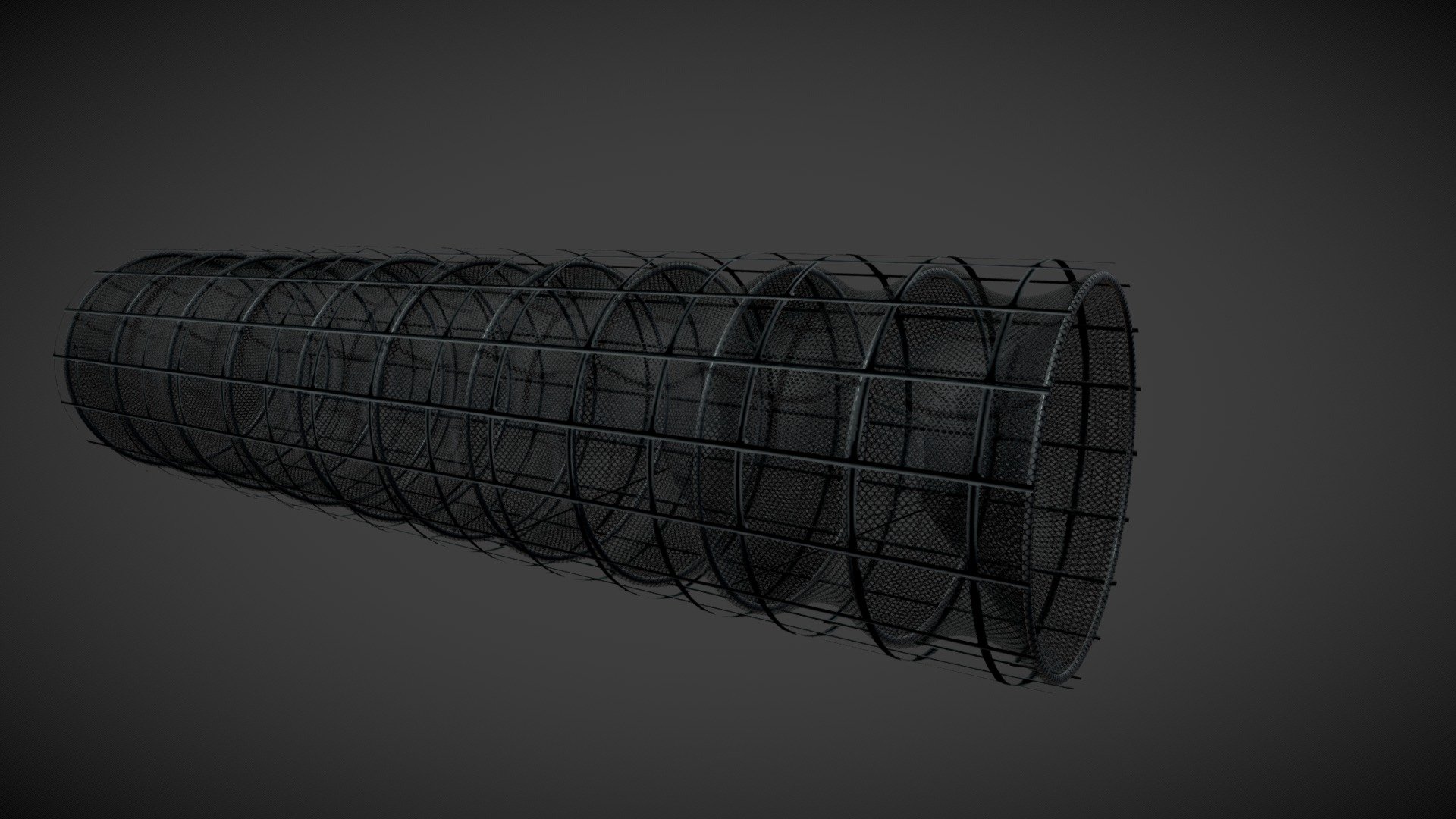 Reinforcement Wire Catfish Net Download Free 3D model by
