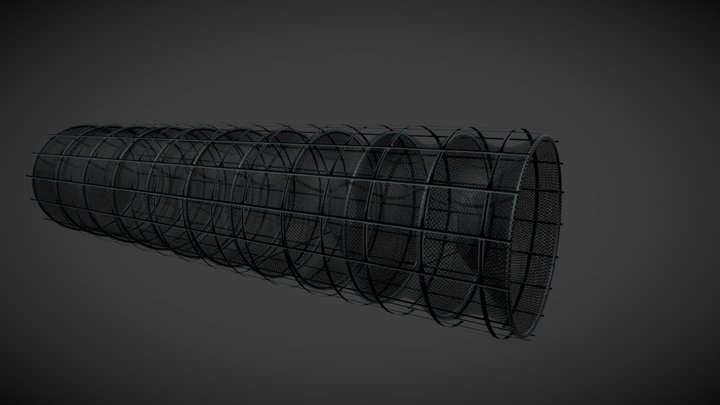 Reinforcement Wire Catfish Net 3D Model