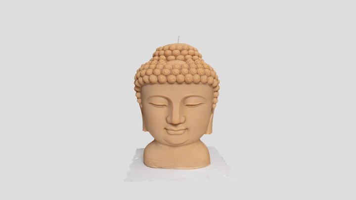 Buddha Candle 3D Model