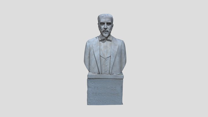 Georgios Tsertseris Statue 3D Model