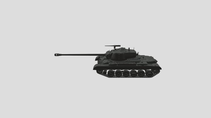 M26 Pershing 3D Model