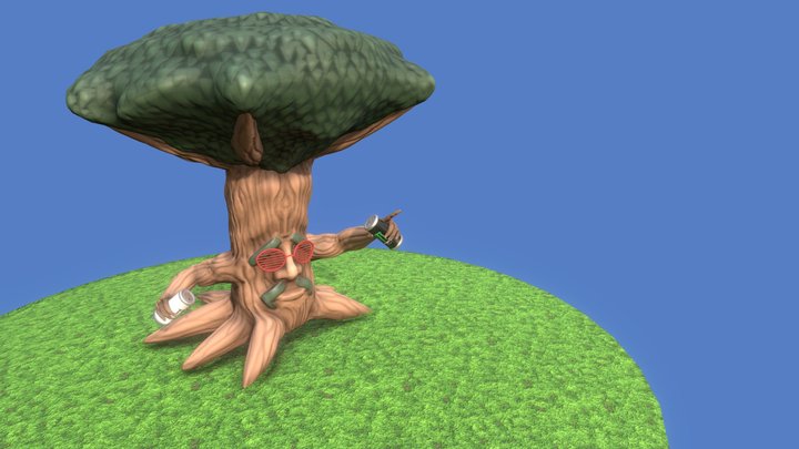 22th - Tree // Baila Great Deku Tree! – Gratis 3D-model STL