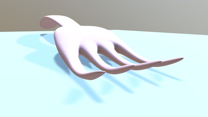 Tenedor Estefanía 3D Model