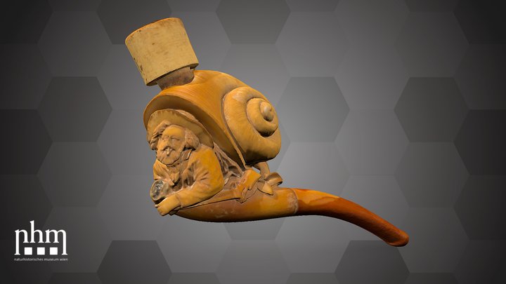 Meerschaum pipe (NHMW-ZOO-MO-0081100-ETH-052) – Kostenloses 3D-Modell STL