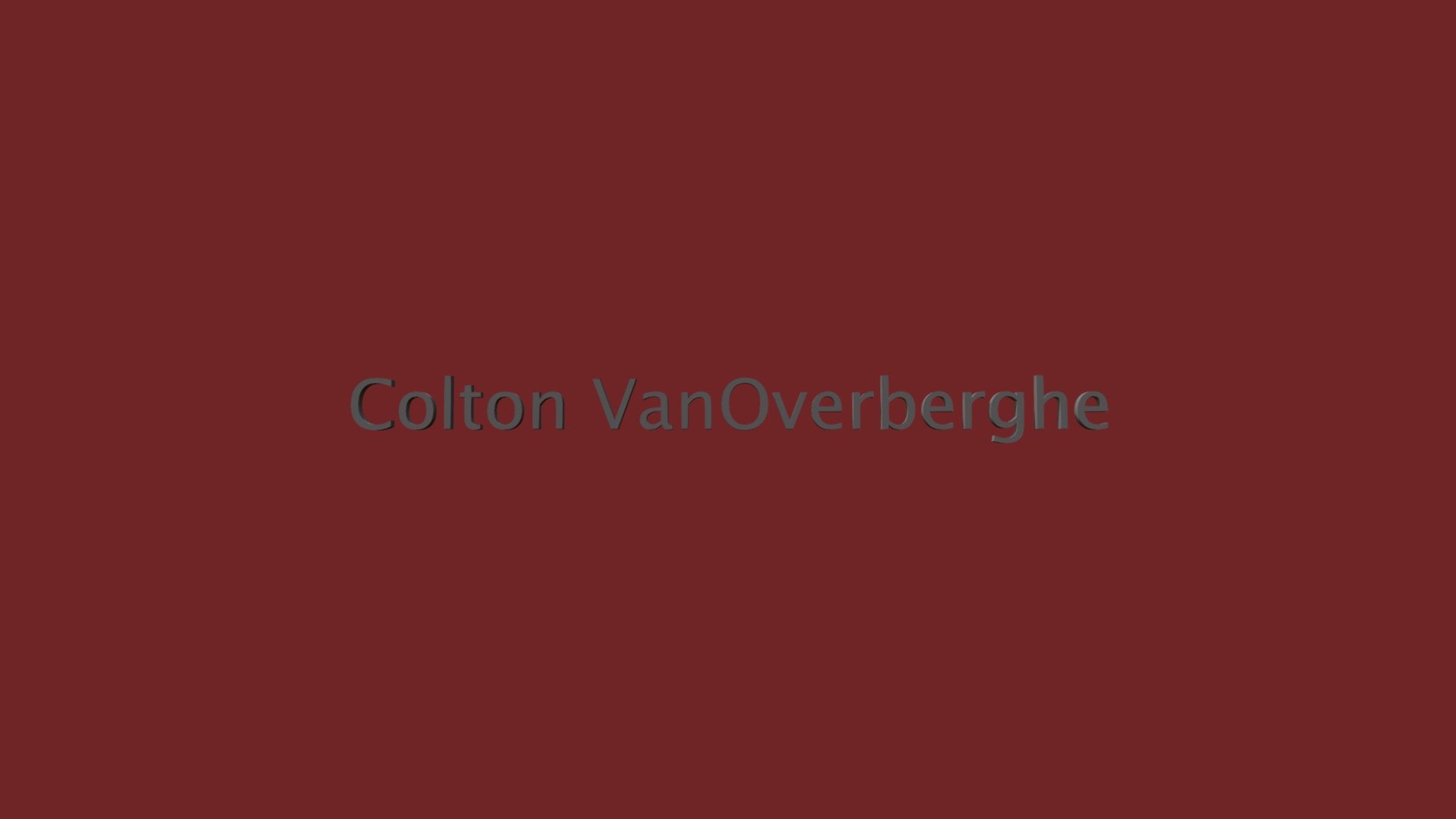 CGT116-A1-colton Vanoverberghe — Sketchfab embed 3D viewer