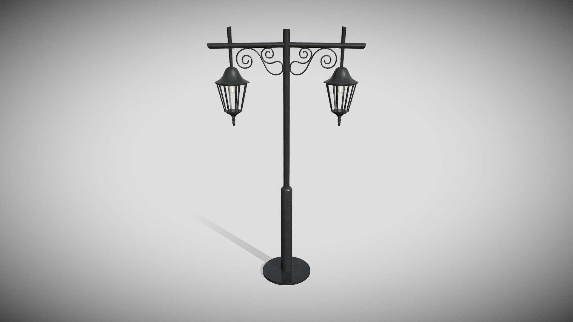 Artistic old fashioned streetlantern