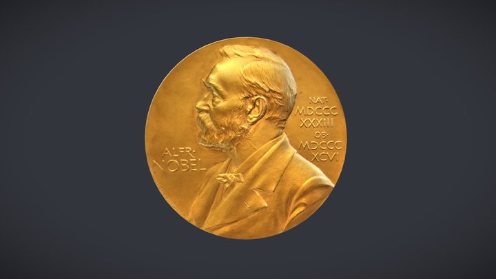 Pearl S. Buck's Nobel Prize in Literature 3D Model