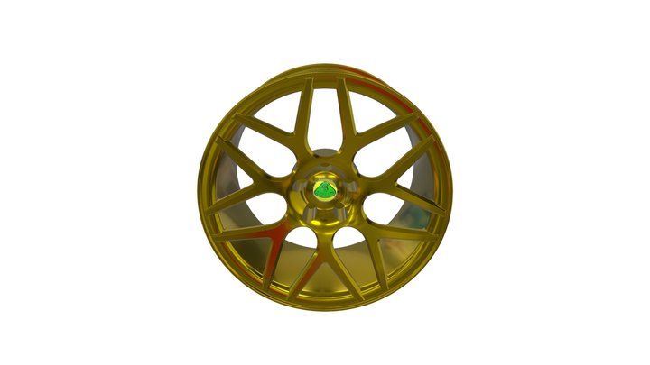 Lotus Wheel 3D Model