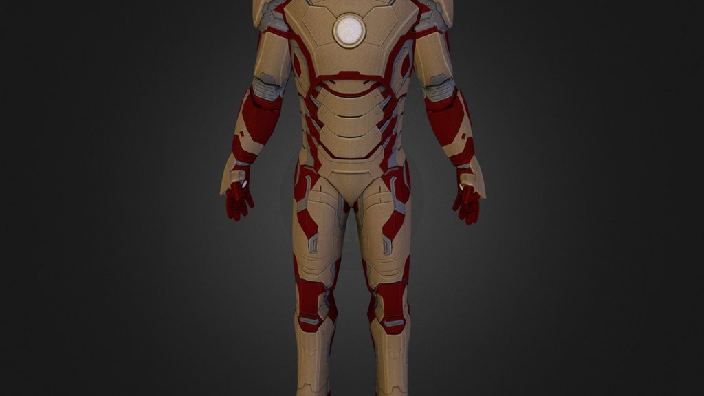 Как выглядит костюм железного человека iron man - A 3D model collection by Yyiuts.thtstjht - Sketchfab