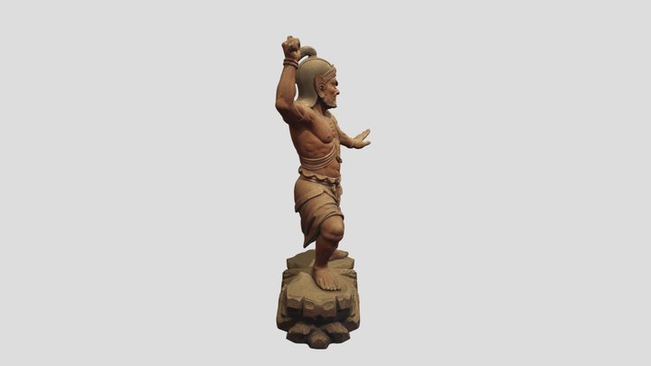 Ancient Warrior Statue by Tripo – Modello 3D gratuito STL