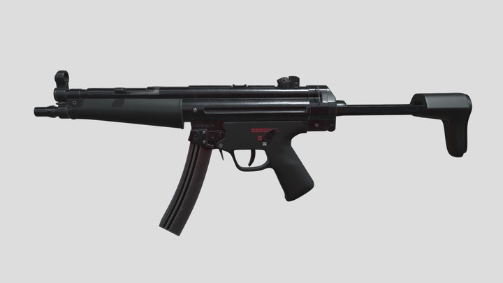 MP5 - Sub-Machine Gun 3D Model