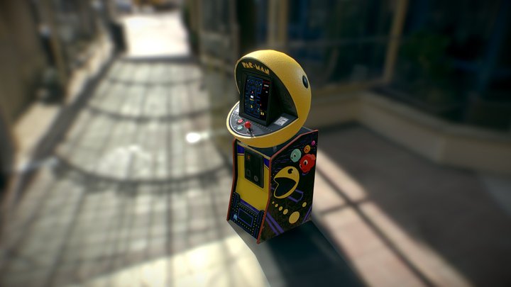 Pacman Machine 3D Model