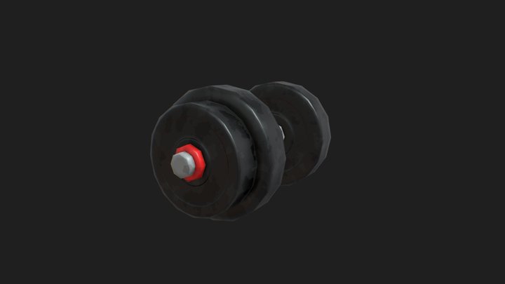 Little Gym Stuff - Dumbbell 3D Model