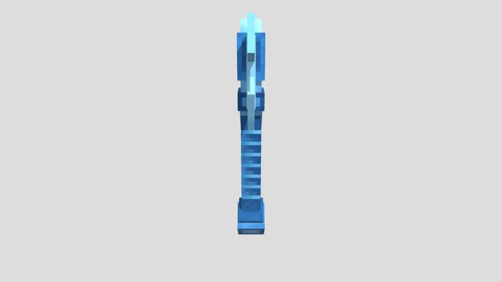 Crystalite Hatchet 3D Model