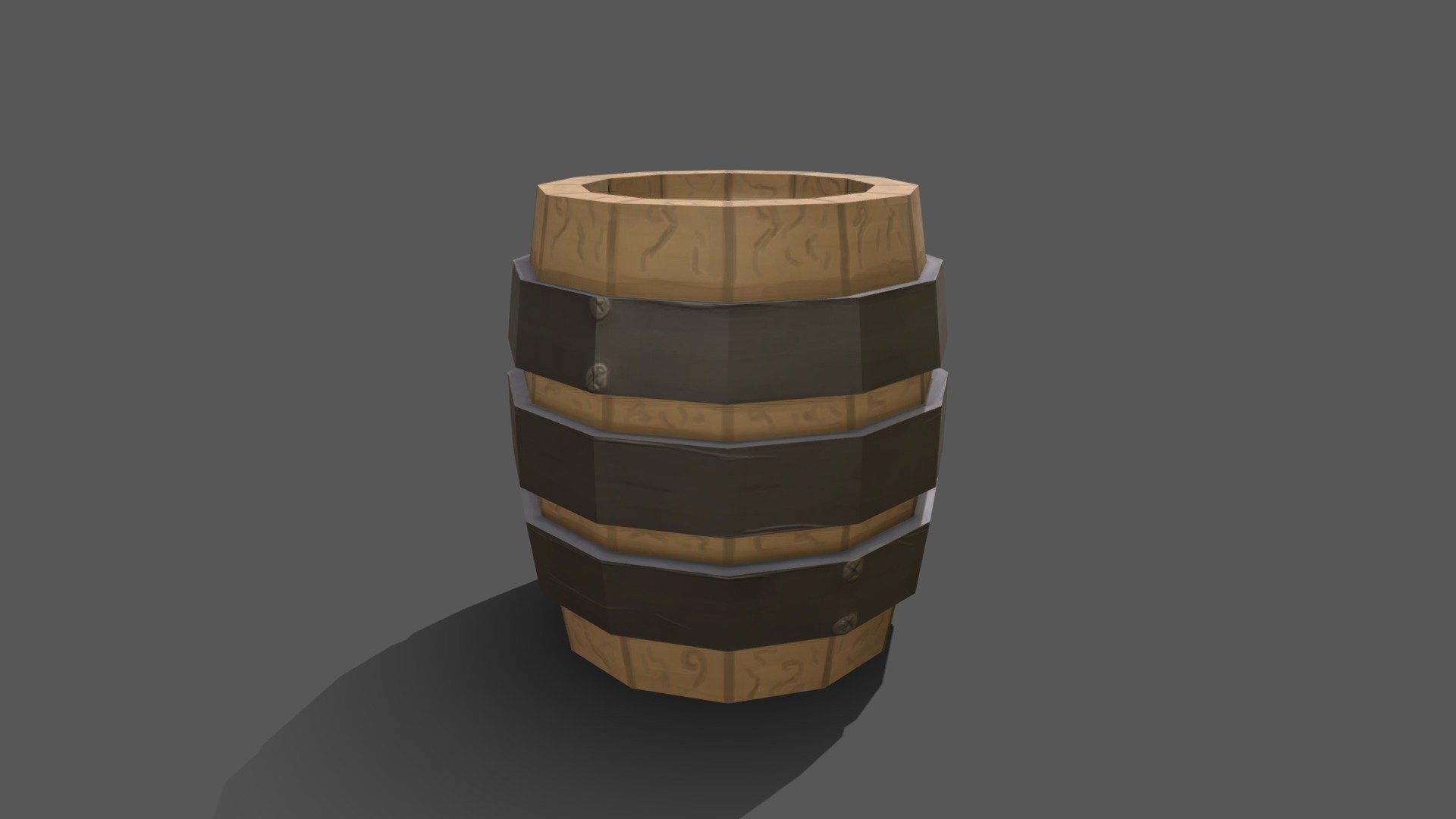 Barrel Handpainted