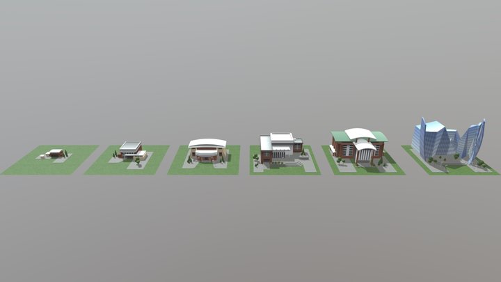 Administration Office 3D Model