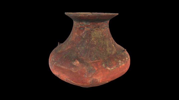 Lonac sa stožastim vratom/Pot 3D Model