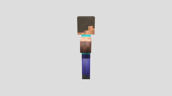 Minecraft-steve 3D Model