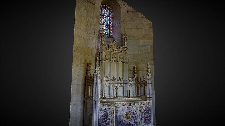 Chapel Altar 3D Model