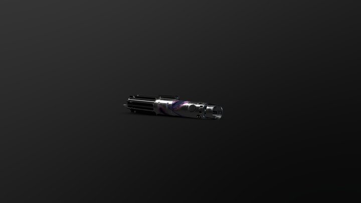 Damaged Graflex Lightsaber Practice [FAN ART] 3D Model