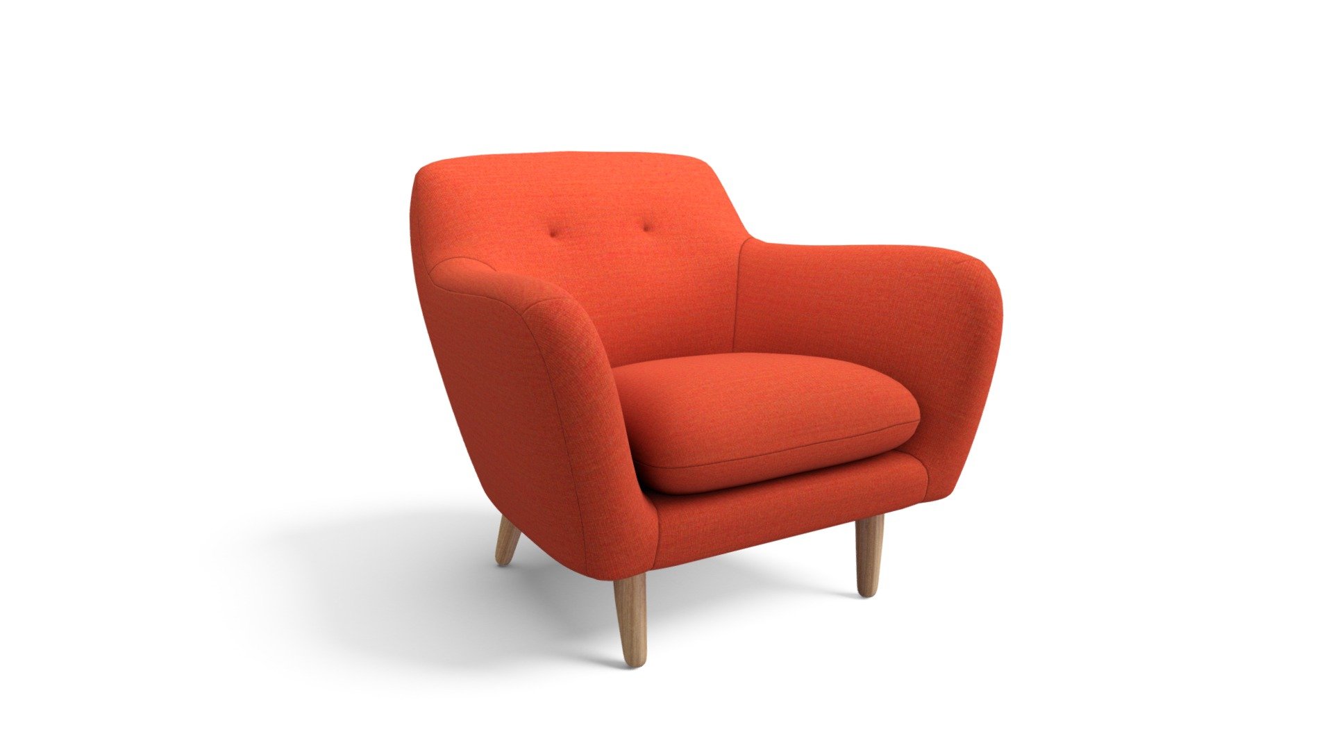 Dylan Armchair, Retro Orange