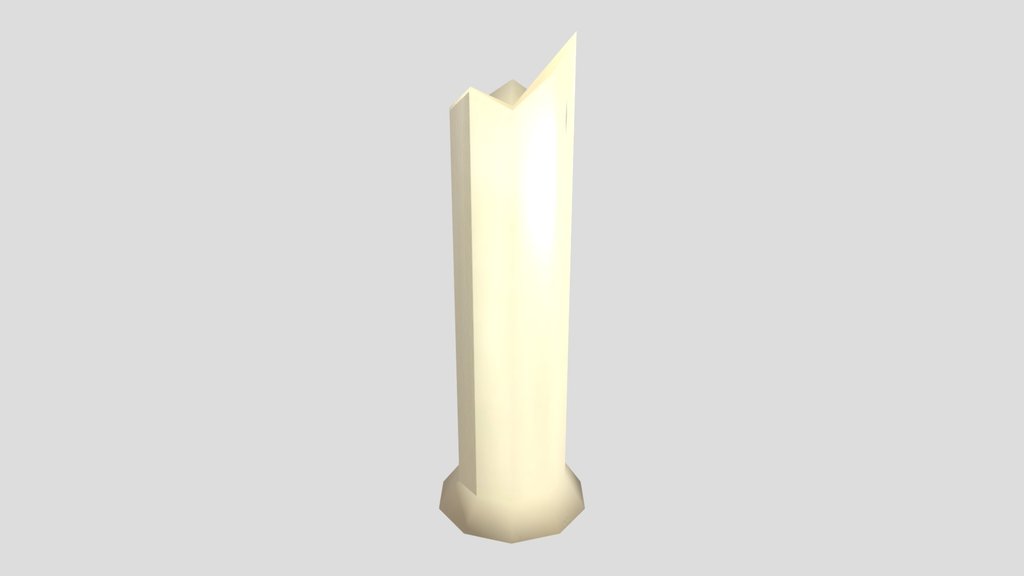 Candle 02 Low Poly