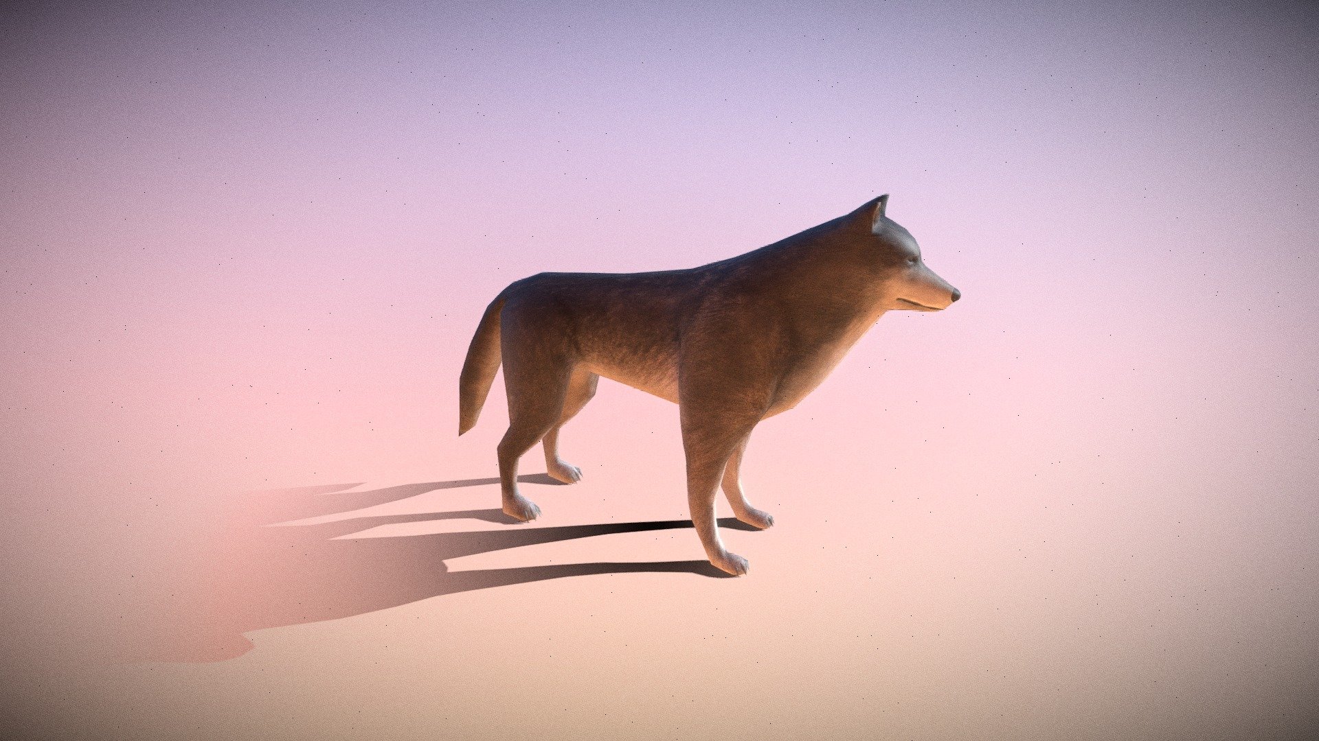 wolf - 3D model by donnaskuhn [17f3baa] - Sketchfab