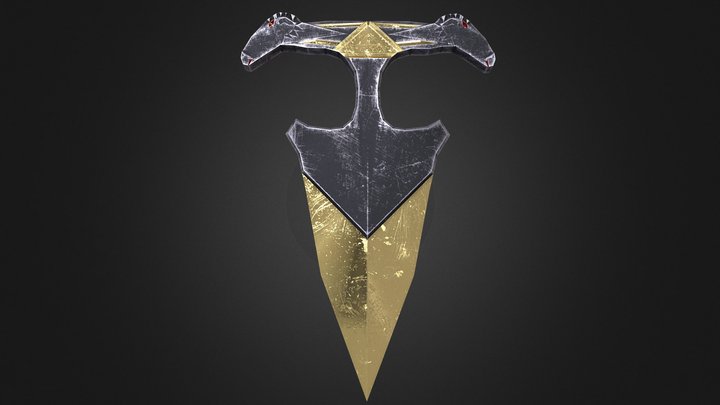 Push Dagger 3D Model