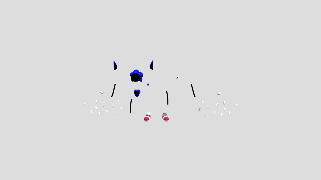 cyclops.iso 3d model separated paint 3d