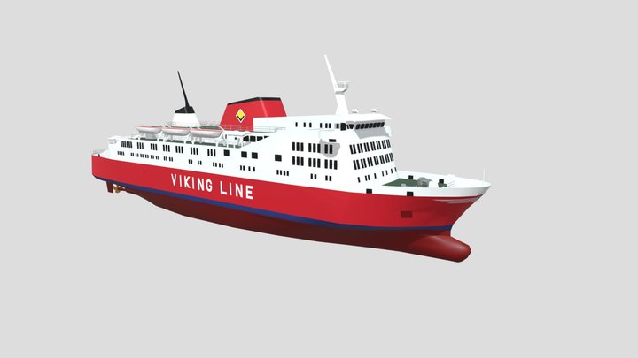 Viking Line M/S Apollo (1970) 3D Model
