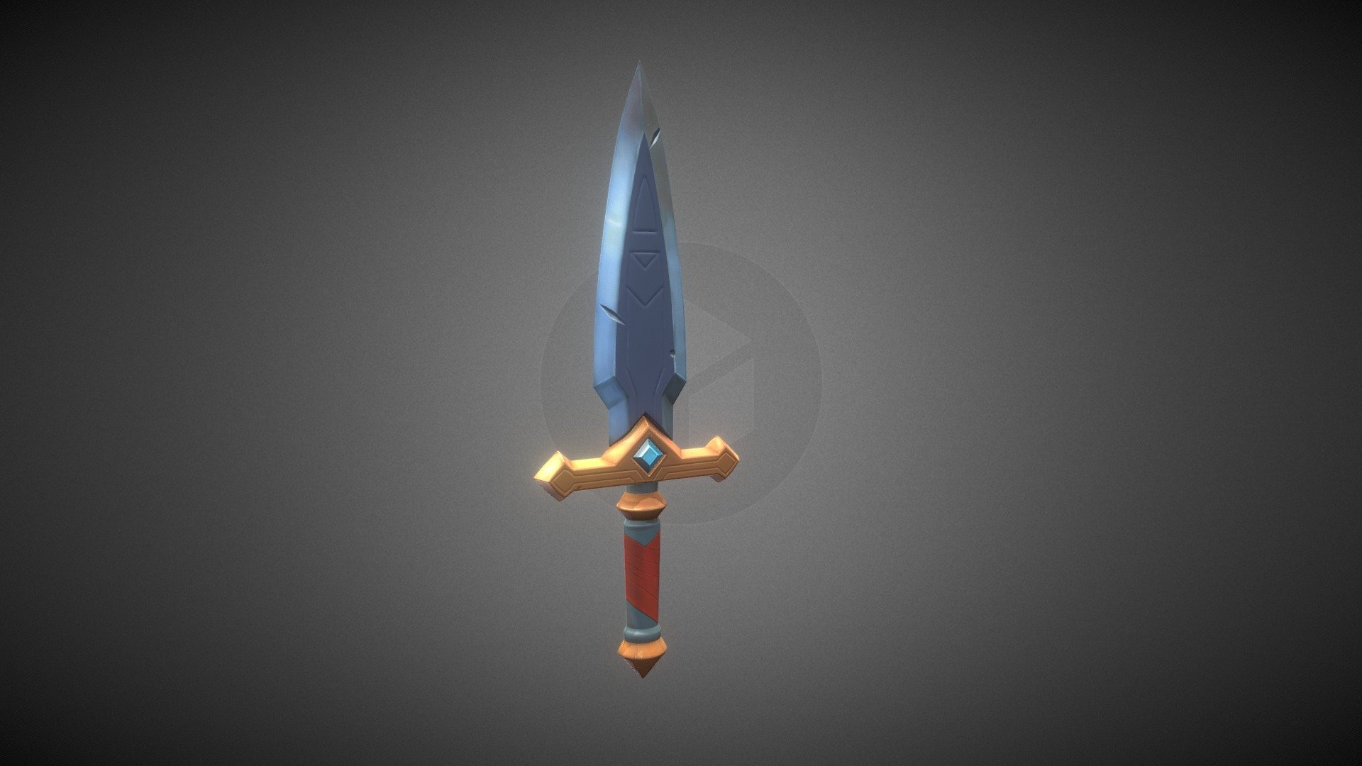 Stylized Dagger - Download Free 3D model by baccouche mohamed ...