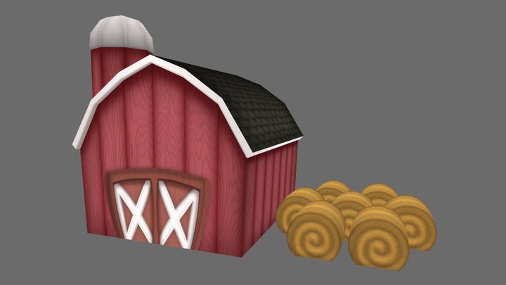 Farmer's Barn 3D Model