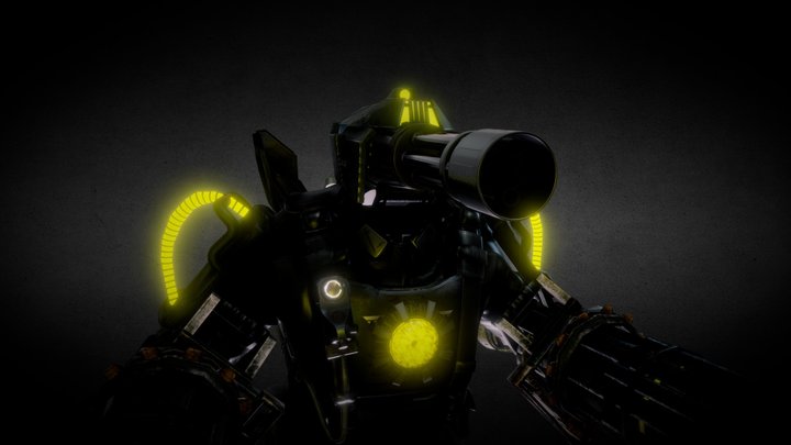 Overclocked turretman (Sinister) – Modello 3D gratuito STL