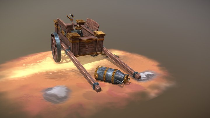 [Student Work] dwarf low poly objects set 3D Model