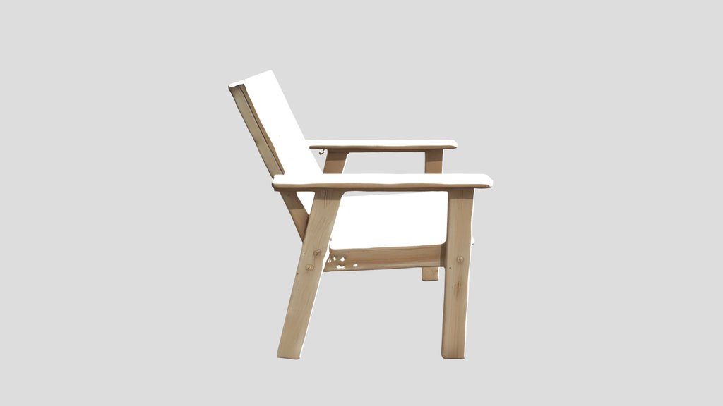 Chair STL 3D Model for 3D Printing