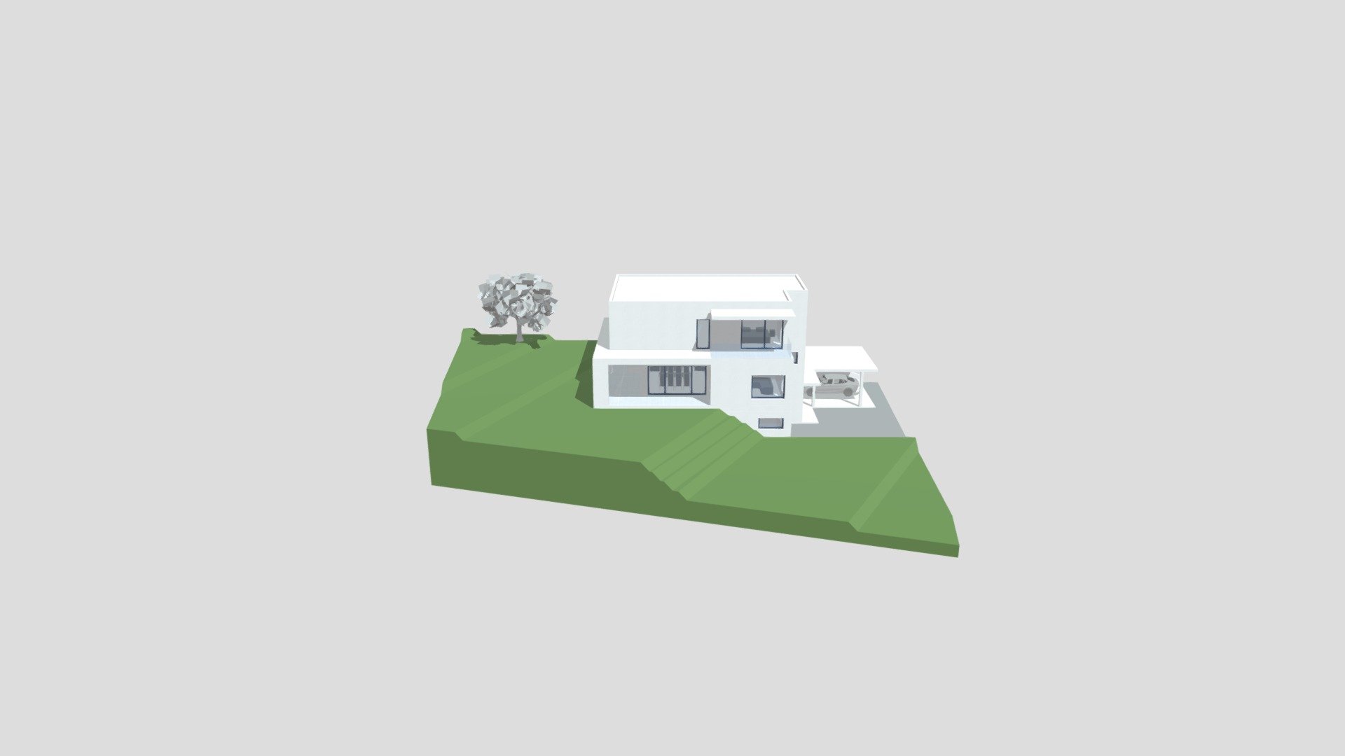 Haus H V1 - 3D model by kupa_architekten [17f9a3e] - Sketchfab