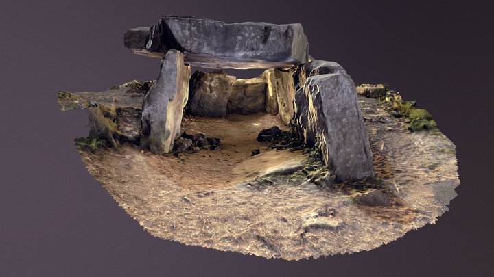 Dolmen de la Pierre Levée, Janville-sur-Juine 3D Model