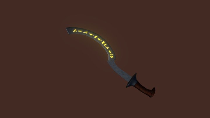 KhopeshSwordPharoah 3D Model