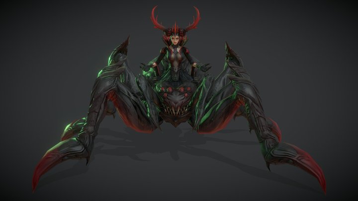 Spider D 3D Model