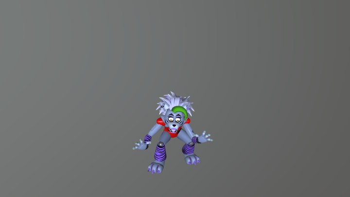 roxanne_wolf_with_all_of_her_animations 3D Model