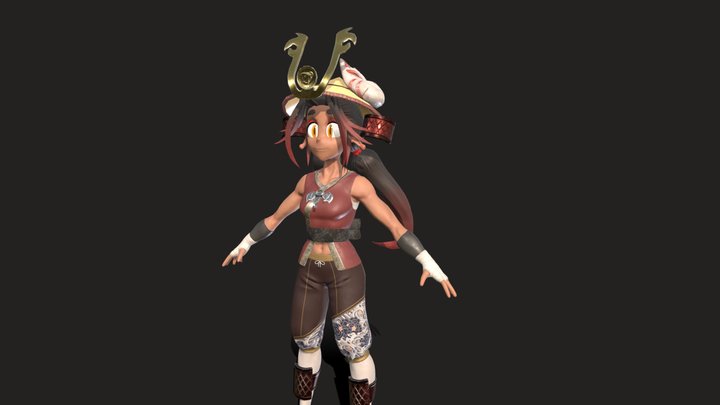Chikara No Shisha (Static Pose) 3D Model