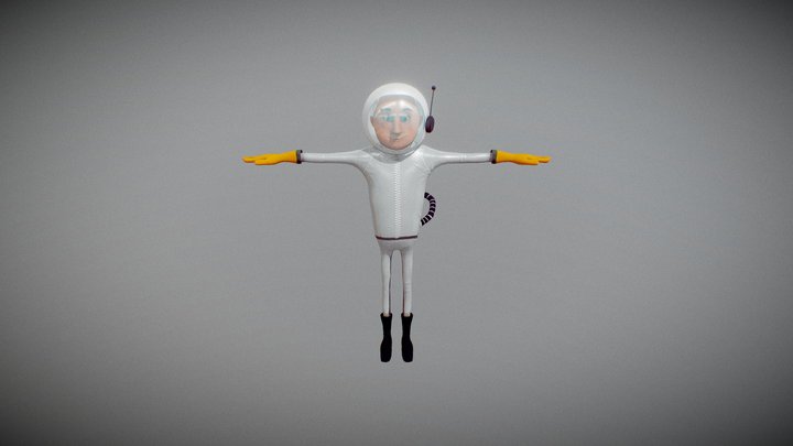 Astronaut 3D Model