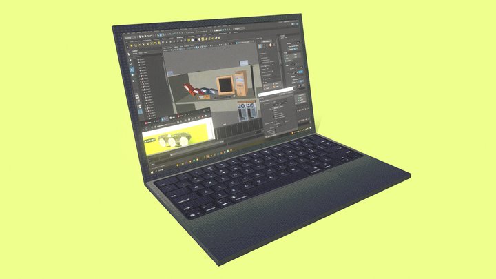 Notebook 3D models - Sketchfab