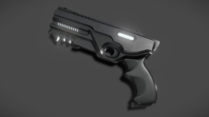 Futuristic Gun 3D Model
