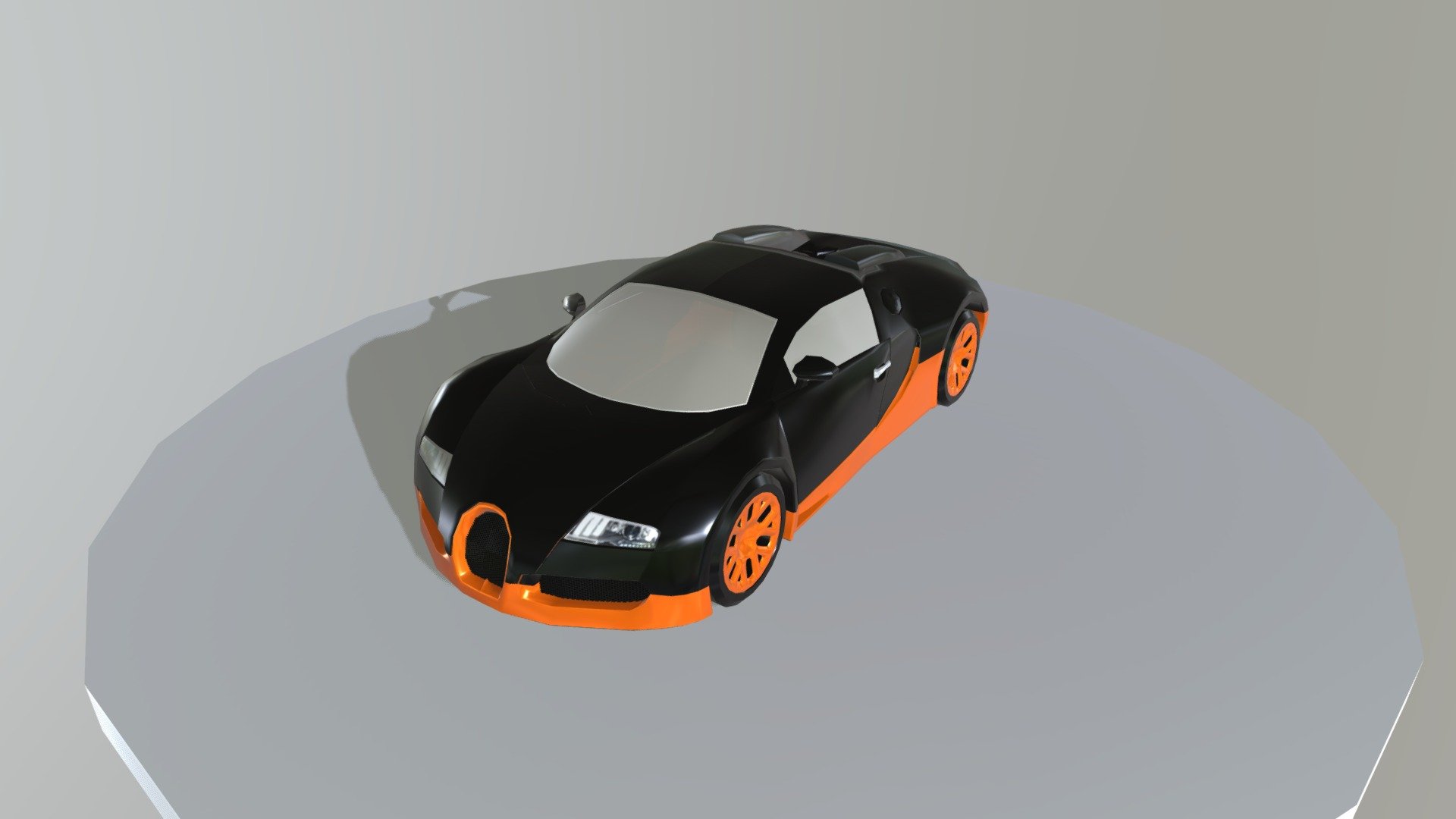 [maya] car modeling - bugatti veyron
