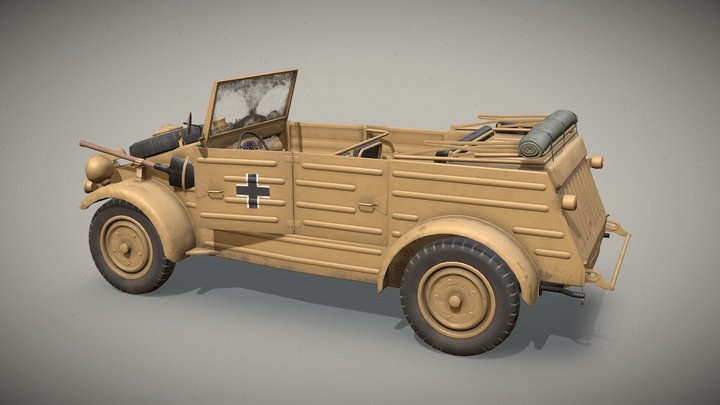 Volkswagen Type 82 3D Model