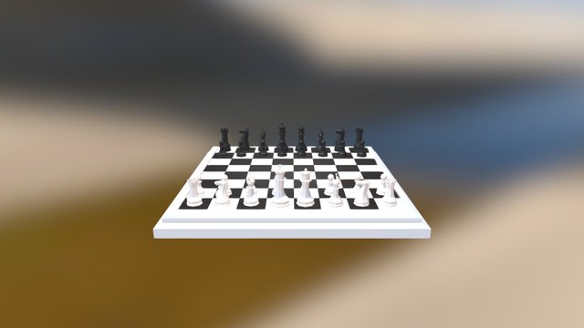 Chess Sceen 1 3D Model