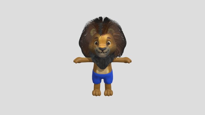 Lion avatar 3D Model
