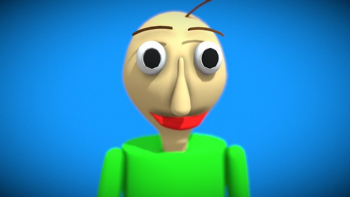 Baldi (Garry's Mod 3D Model Remake) (1) - Download Free 3D model by  SuperLitLuigi (@SuperLitLuihi) [1beb4e1]