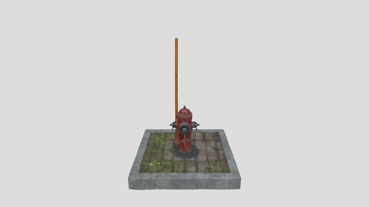 Hydrant Scene - Mackenzie Oakman 3D Model